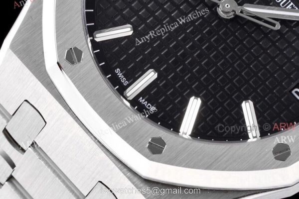 Black Face AP Royal Oak 15500 ZF Factory Superclone Watches 41mm 3