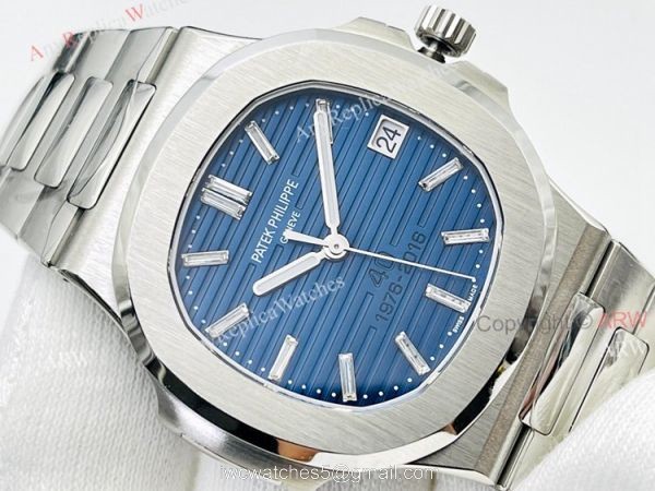 3k Factory Patek Philippe Nautilus 40th Anniversary Patek 5711 Blue Face Superclone Watch 3