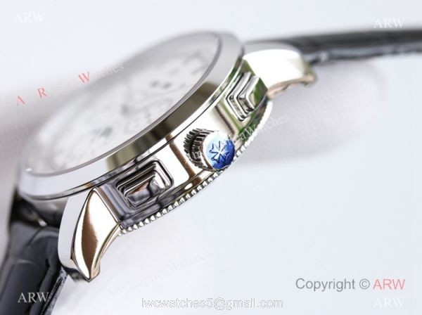 TW Factory Copy Vacheron Constantin Traditionnelle Chronograph Perpetual Calendar Watch White Mop Dial 3