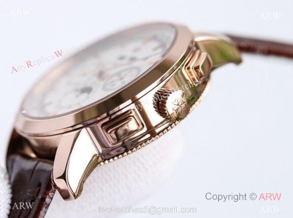 TW Factory Copy Vacheron Constantin Traditionnelle Chronograph Perpetual Calendar Watch Rose Gold Black Dial 3