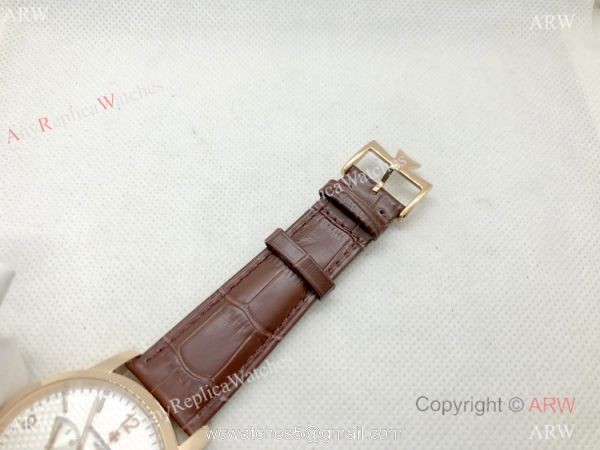 Best Vacheron Constantin Geneve Chronograph Watch Rose Gold 3