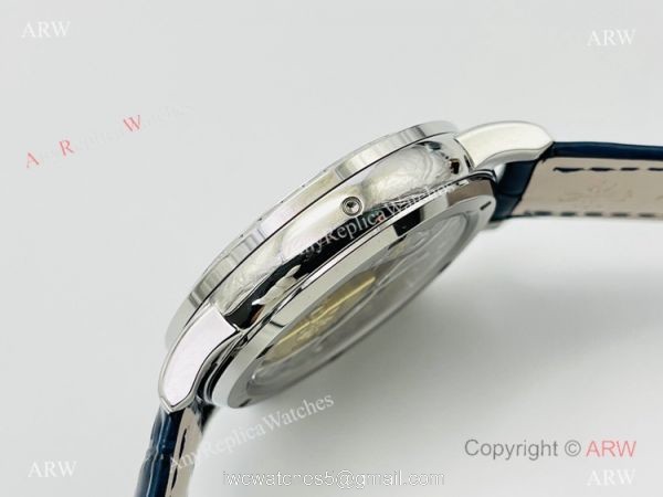 PFF Factory V4 Patek Philippe Sky Moon Celestial Watch Blue Dial Diamond Bezel 3
