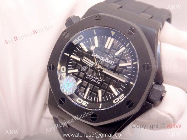 BF Factory Audemars Piguet Royal Oak Offshore Divers Asia2836 Watches Solid Black 3