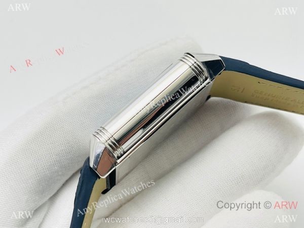 (ANF ) Grade 1A Replica Jaeger-LeCoultre Reverso Classic Large Duoface Small Seconds Watch 29mm Blue Dial 3