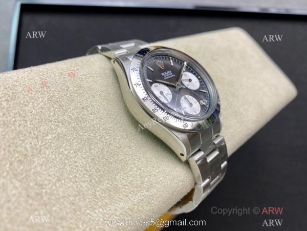 Swiss Replica Rolex Paul Newman Daytona A7750 Stainless Steel Watch Vintage Rolex Wrist 3