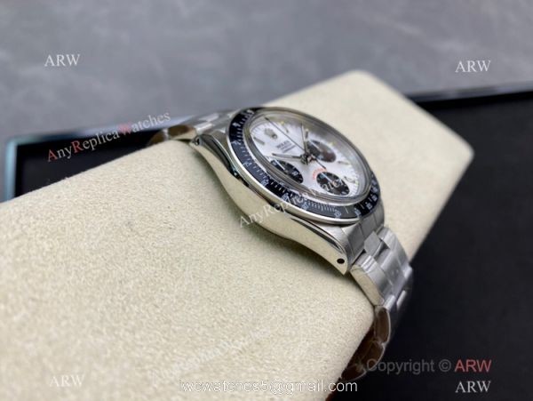 Swiss Grade One Vintage Rolex Paul Newman Daytona A7750 Stainless Steel Silver Dial Watch 3