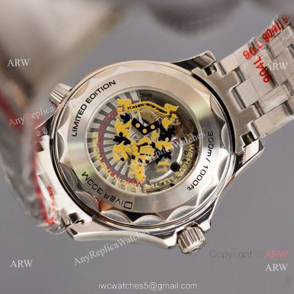 Swiss Quality Omega Seamaster James Bond Limited Edition 300m Watch 8215 Two Tone Case 3