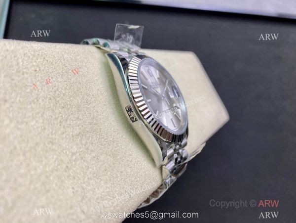 NEW Clean Factory Rolex Datejust II 41 Swiss 3235 Silver Dial Jubilee Bracelet 1-1 best edition Clean Datejust Watch 3