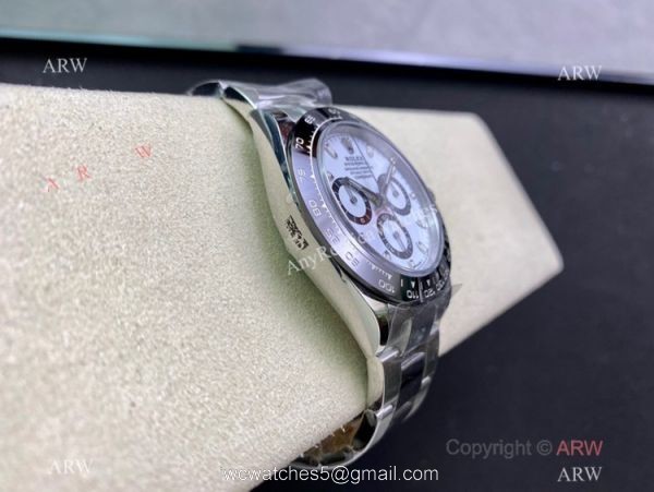 1:1 Best Copy Clean Factory Rolex Daytona Clean 4130 Chrono Watch 116500ln 904L Steel White 40mm 3