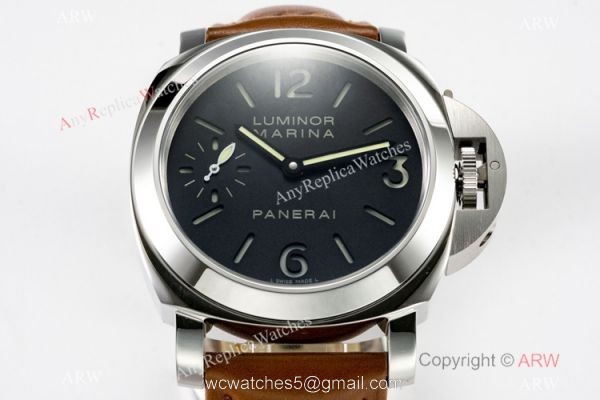 HW Factory Panerai Luminor Marina PAM111 Limited Edition Watch Black Dial 44mm 3