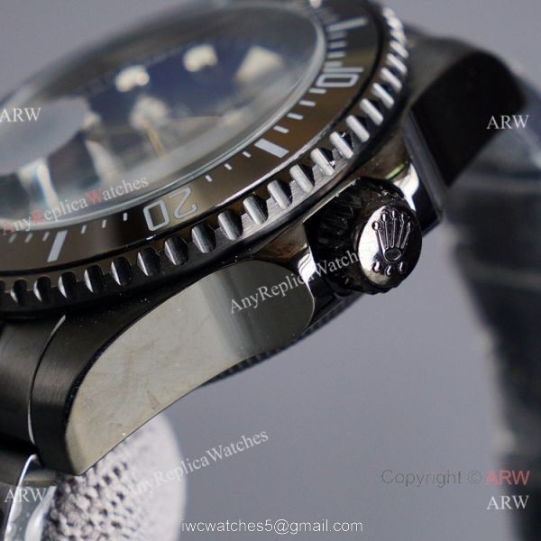 Swiss Quality Rolex Deepsea Solid Black 44mm Watch Citizen 8215 Movement 3