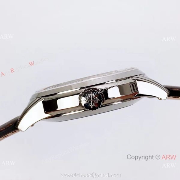 (GR) Super Clone Patek Philippe Perpetual Calendar 5320g Watch White Face Cal.324 SQ 3