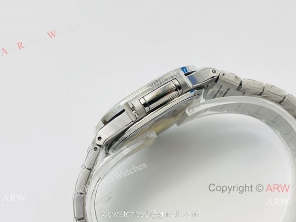3K Factory 1:1 Best Edition Patek Philippe Nautilus Ladies 34mm Watch Silver Steel White Dial 3