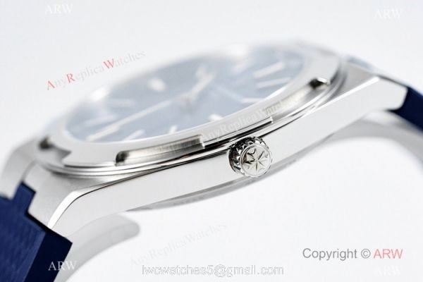 Grade 1A Copy Vacheron Constantin Overseas Ultra-thin 8F Swiss 9015 Bucherer Blue Watch 40mm 3