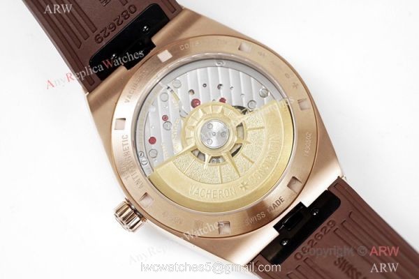 Grade 1A Copy Vacheron Constantin Overseas Ultra-thin 8F Swiss 9015 Watch Rose Gold 3
