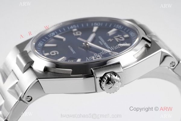 8 Factory Clone Vacheron Constantin Overseas 47040 Watch Stainless Steel Bucherer Blue 42mm 3