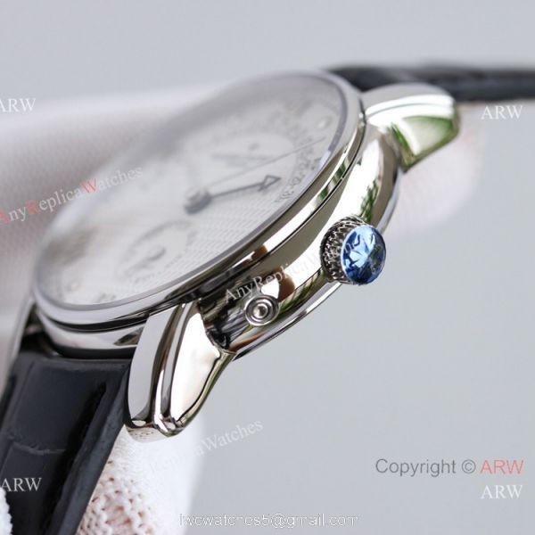 Swiss Copy Vacheron Constantin Malte Patrimony 31-Day Retrograde 47245 watch White Dial Leather Strap 3