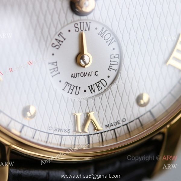 Swiss Grade Copy Vacheron Constantin Malte Patrimony 31-Day Retrograde watch Yellow Gold Cal.2460 Movement 3