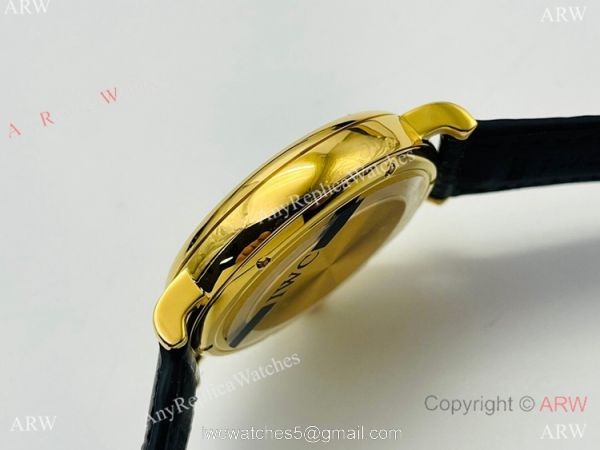 Swiss Replica IWC Portofino Moon watch IWS Factory Cal.35800 Yellow Gold Case 40mm 3