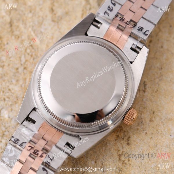 Replica ROLEX Datejust 2-tone White Ladies 31 MM Jubliee Watch 3