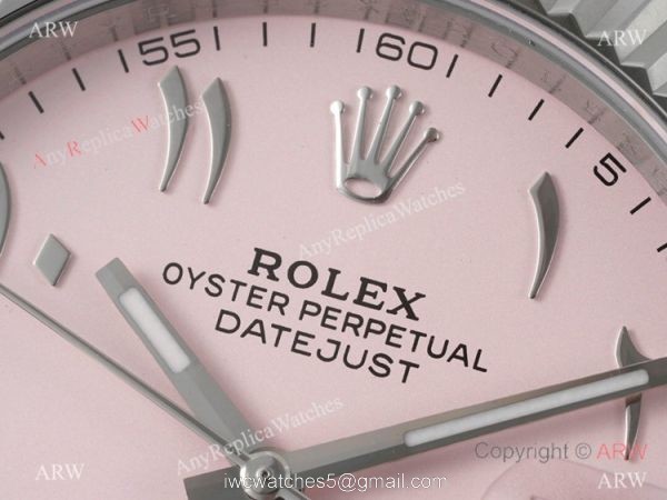 2022 New! Super Clone Rolex Datejust Pink Middle East Arabic Dial 3235 904l DIW Factory Watch 41mm 3