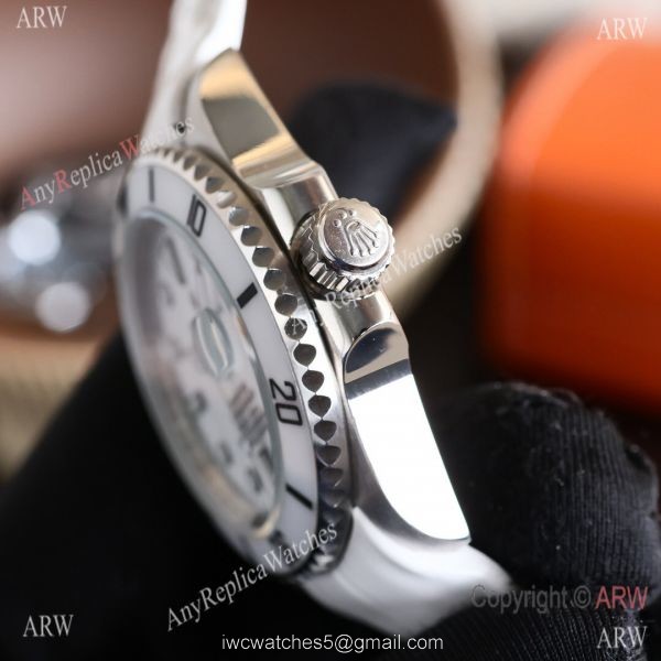 Replica Rolex Submariner All Black/White Ceramic Bezel Mens 40MM Watch 3