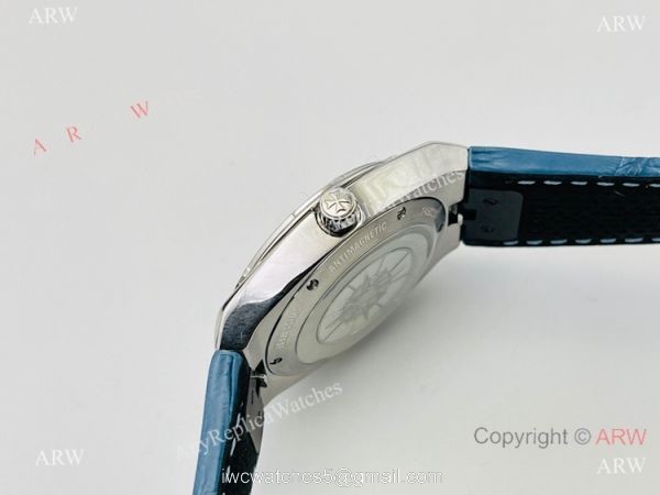 Swiss Grade 1 Vacheron Constantin Overseas Blue Diamond Watch Swiss Quartz 33mm 3