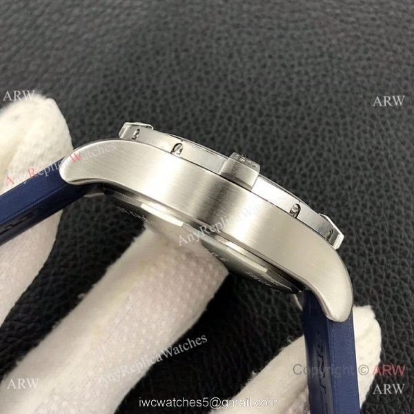 Grade AAA Clone Breitling Avenger Chronograph 43 A7750 Watch Blue Rubber Band 3