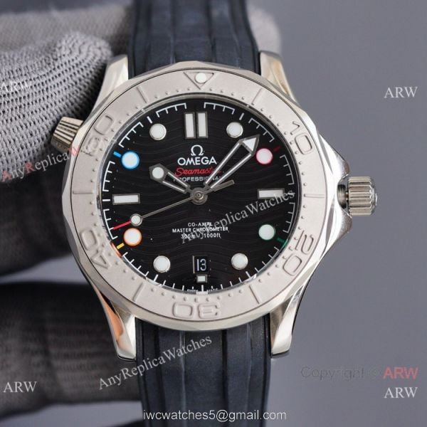 Swiss Quality Omega Seamaster Nekton Diver 300m Blue Dial Watches 42mm 3