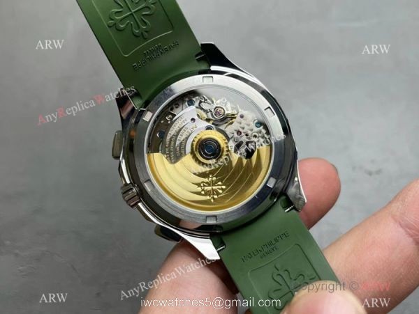 Grade AAA Copy Patek Philippe Aquanaut Chrono 42mm Watch 5968g Green Version 3