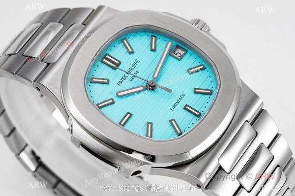 PPF Factory Swiss Patek Philippe Nautilus Tiff any 170th anniversary limited edition Watch 40mm 3