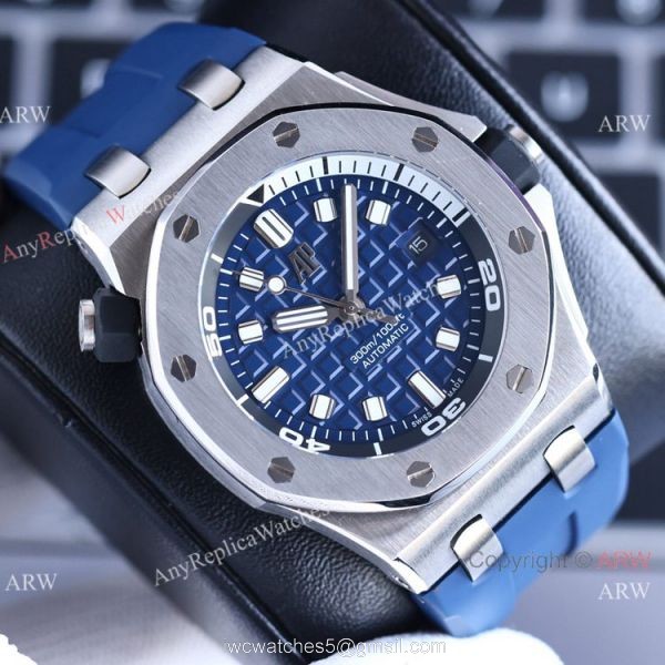 Swiss Copy Audemars Piguet Royal Oak Offshore Diver AP 3120 Olive Green Face 3
