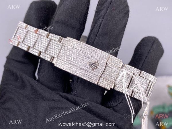 Iced Out Rolex Datejust II Middle East Arabic Watch 2836 Movement 3