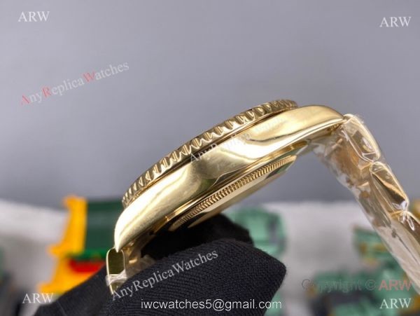 Swiss 3186 Rolex GMT-Master II 116758Saru All Gold Watch Swiss Replica GMTII 3