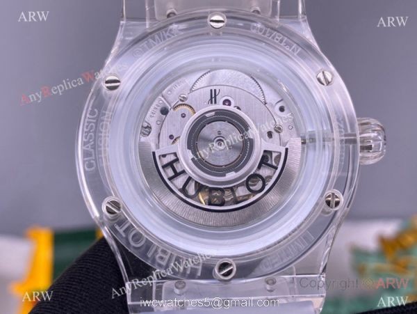 2022 New! Swiss Hublot Takashi Murakami Sapphire Rainbow Watch 45mm 3