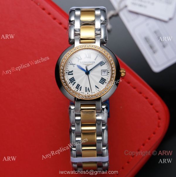 Swiss Quality Longines PrimaLuna Two Tone Roman Watch for Lady 3