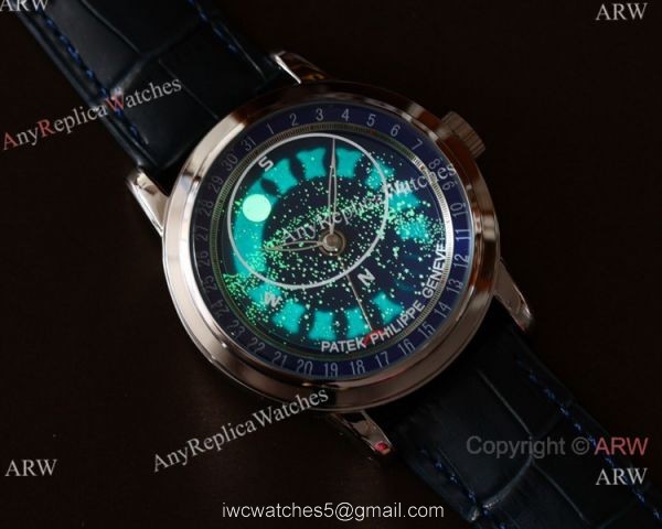 Copy Patek Philippe Grand Complications Celestial Blue Dial 8215 watch 3