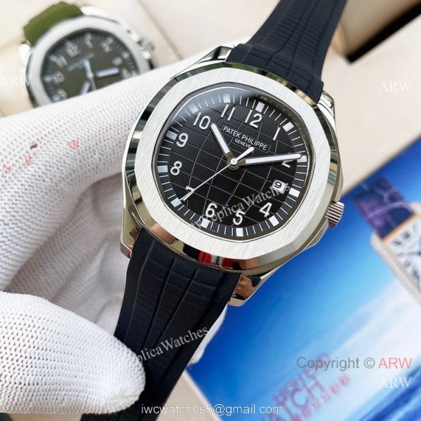 Swiss Quality Patek Philippe Aquanaut Citizen 8215 Copy Watch Gray Dial 3