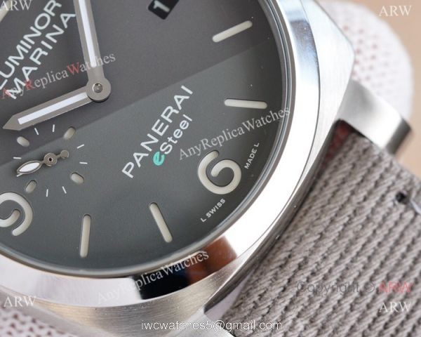 NEW! Clone Panerai Luminor Marina Esteel &8216;Grigio Roccia PAM01358 Watch 44mm 3