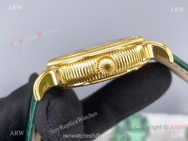 Swiss Patek Philippe Grand Complications Moonphase Tourbillon Watch Yellow Gold 42mm 3