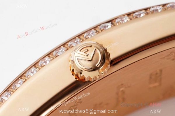New! Swiss Copy Franck Muller Long Island Rose Gold Ice Watch Dream Markers 3