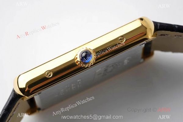New! AF Factory Cartier Tank Solo Replica Watch Gold and Diamond 3