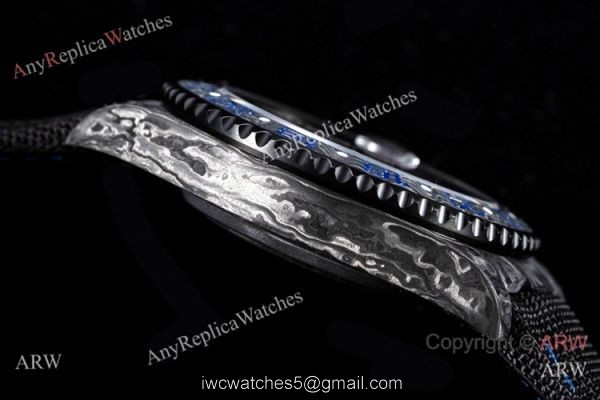 2021 New Rolex DiW GMT-Master II Custom Wrist JH Factory Cal.3186 Blue Version Watch 3