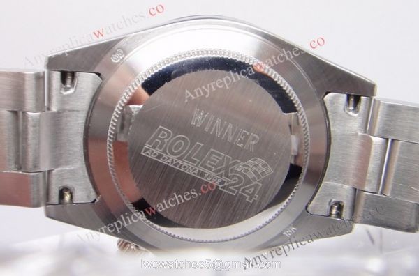 High Quality Rolex Daytona Stainless Steel Black High Quality Rolex Replica watch 4