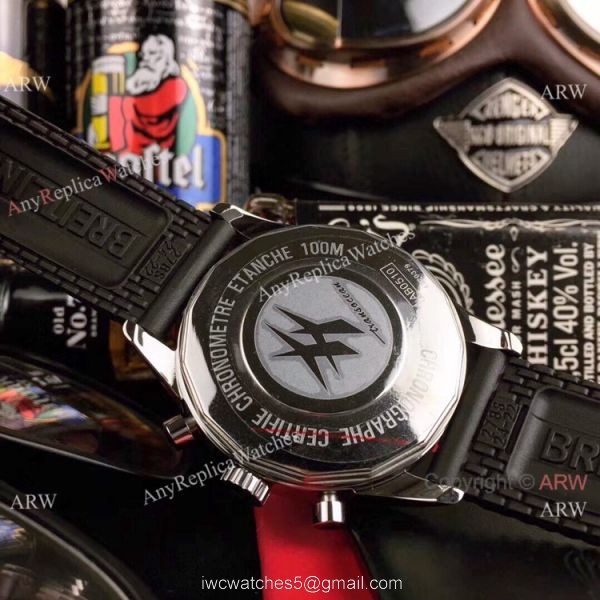 Best Quality Breitling Transocean Blue Dial Chronograph Watches Men 4