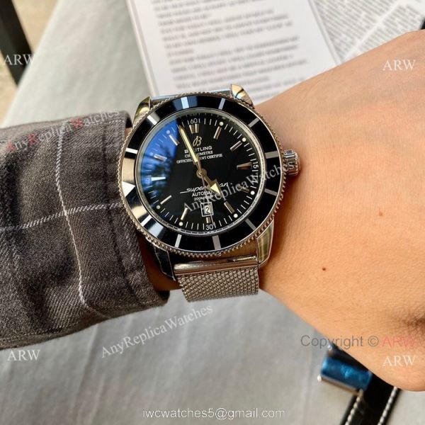 Copy Breitling Superocean Heritage 44mm Watches Rubber Strap 4