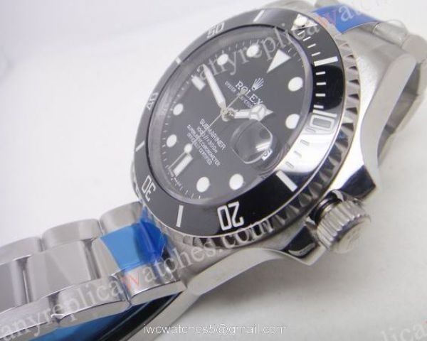 Upgraded Version Extra Large 41mm Rolex Submariner Watches SS Black Ceramic Bezel 4