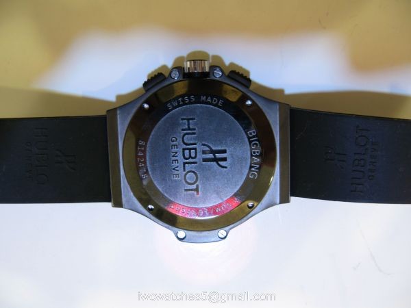 Solid Black Hublot Luna Rossa Replica Watch Chronograph Watch 4
