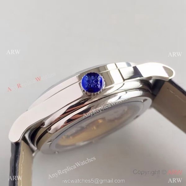 Copy Swiss Patek Philippe Cal.324 S C Watch SS White Dial 4