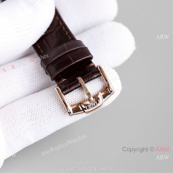 AAA Grade Swiss Replica Piaget Altiplano Watch Rose Gold Silver Dial 4
